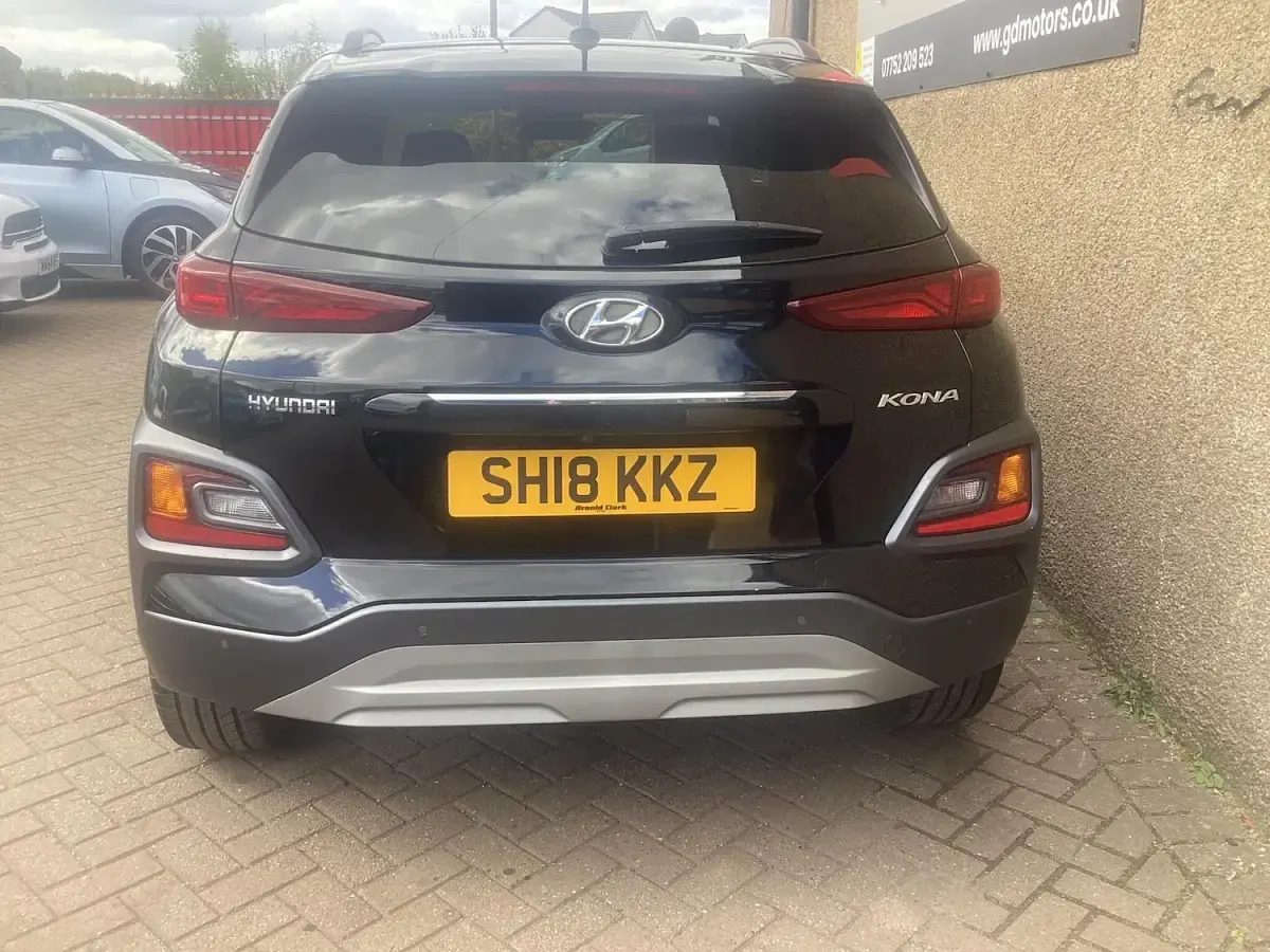 Used Hyundai Kona Premium 2018 Black SUV