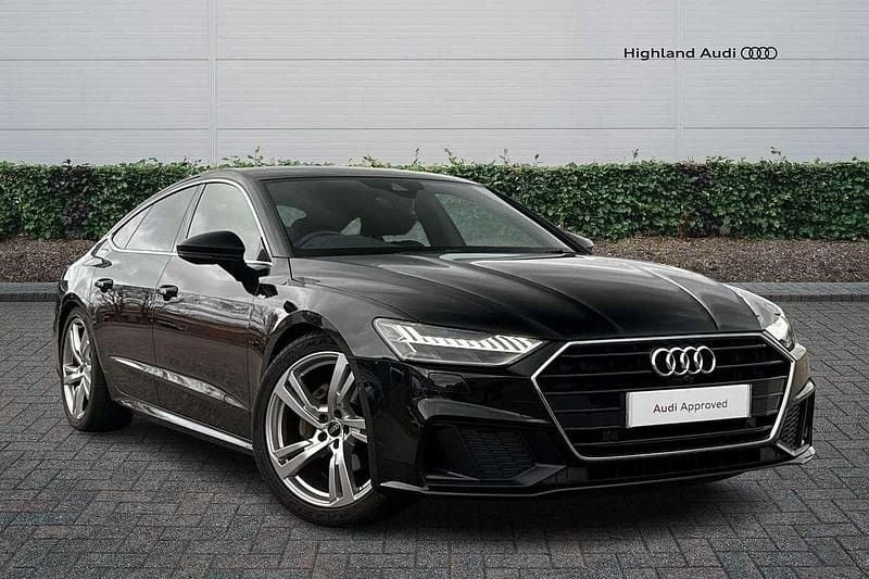 Black Used 2021 Audi A7 S-Line Hatchback | £27,985 (Fair price) - Image 1/4