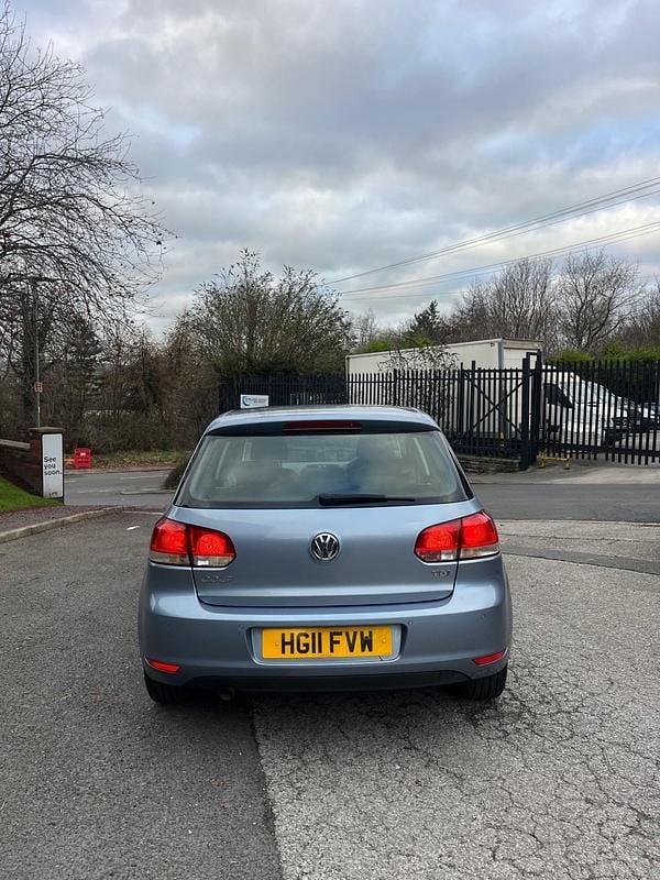 Used VW Golf VI Match 105 HP (77 kW) 2011 Blue Hatchback