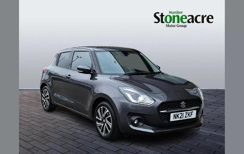 Grey Used 2021 Suzuki Swift SZ5 Hatchback | £12,600 (Fair price) - Image 1/4