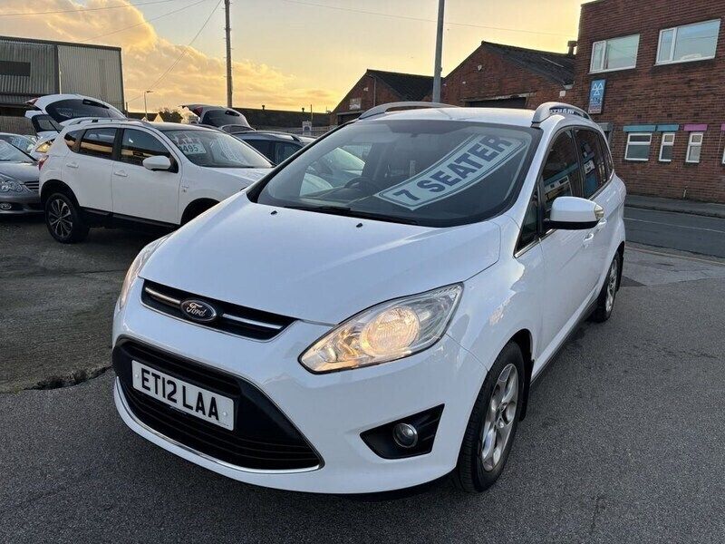 White Used 2012 Ford Grand C-Max Zetec MPV | £4,795 (A bit pricey) - Image 1/4