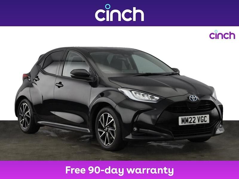 Black Used 2022 Toyota Yaris Hybrid Design Hatchback | £16,049 (Good price) - Image 1/3
