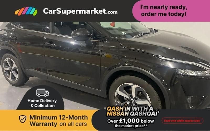 Black Used 2022 Nissan Qashqai N-Connecta SUV | £17,797 (Fair price) - Image 1/3