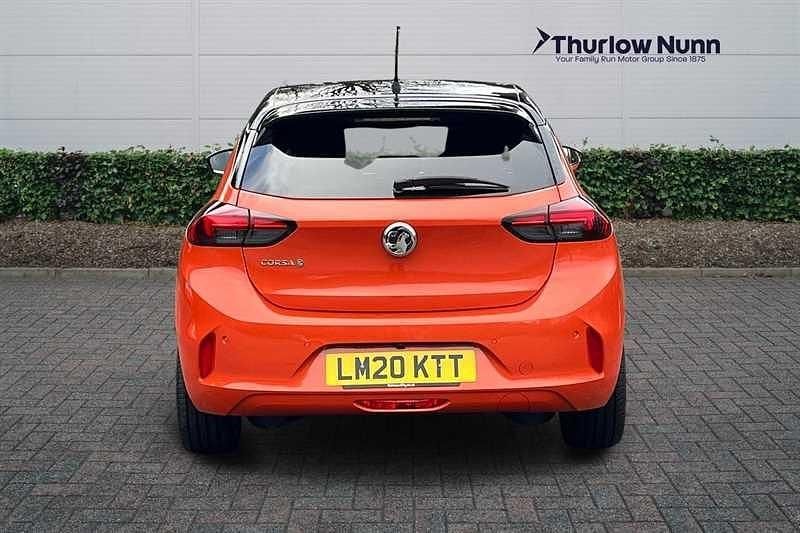 Used Vauxhall Corsa-e Elite 100 kW (136 HP) 2020 Orange Hatchback