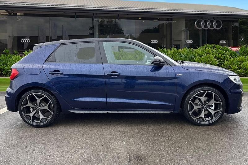 New Audi A1 Sportback Black Edition 2026 Blue Hatchback
