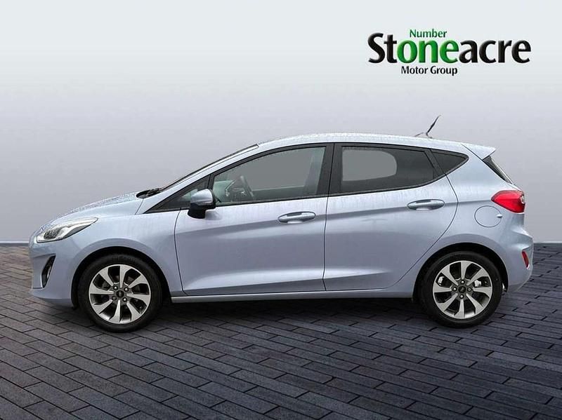 Used Ford Fiesta Titanium 123 HP (90 kW) 2021 Blue Hatchback