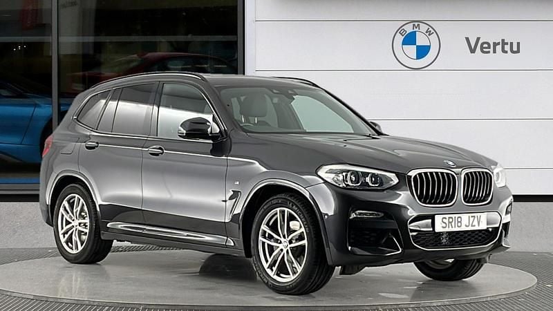 Grey Used 2018 BMW X3 M Sport SUV | £20,816 (Fair price) - Image 1/3