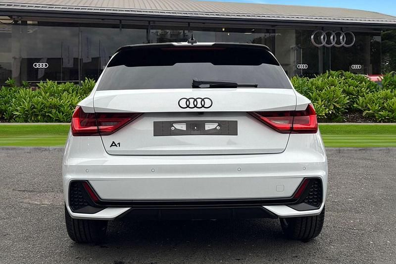 New Audi A1 Sportback Black Edition 110 HP (80 kW) 2026 White Hatchback