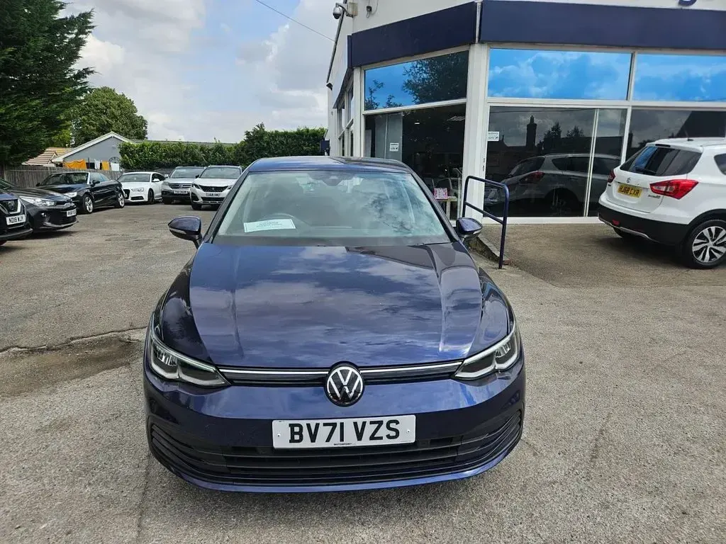 Used VW Golf VII S 150 HP (110 kW) 2021 Blue Hatchback