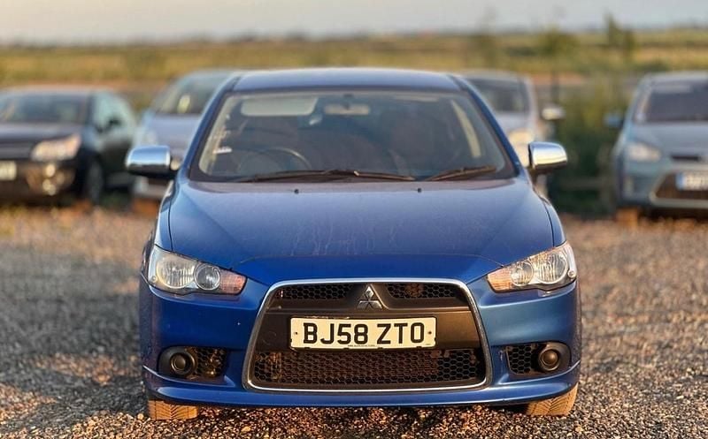 Used Mitsubishi Lancer 2008 Blue Hatchback