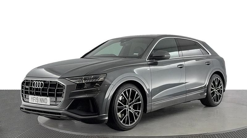 Grey Used 2019 Audi Q8 S-Line SUV | £28,920 (Good price) - Image 1/4