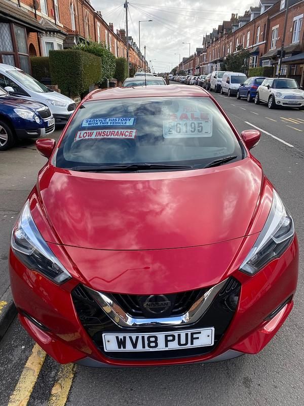 Used Nissan Micra Acenta Limited Edition 2018 Red Hatchback