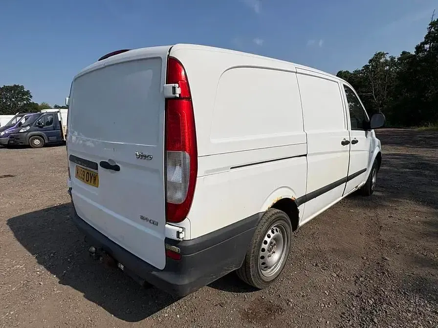 Used Mercedes Vito 95 HP (69 kW) 2009 White Van