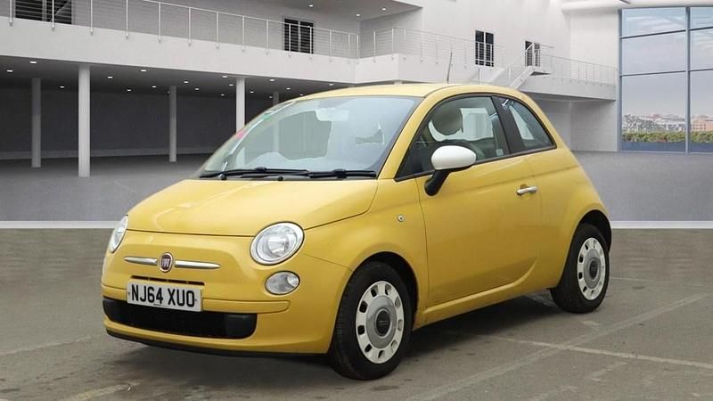 Used Fiat 500 69 HP (50 kW) 2014 Yellow Hatchback