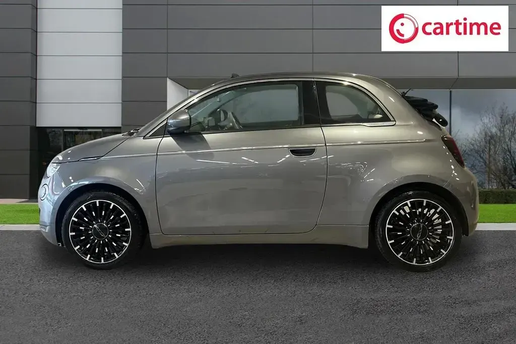 Used Fiat 500e La Prima 86 kW (118 HP) 2021 Grey Cabriolet