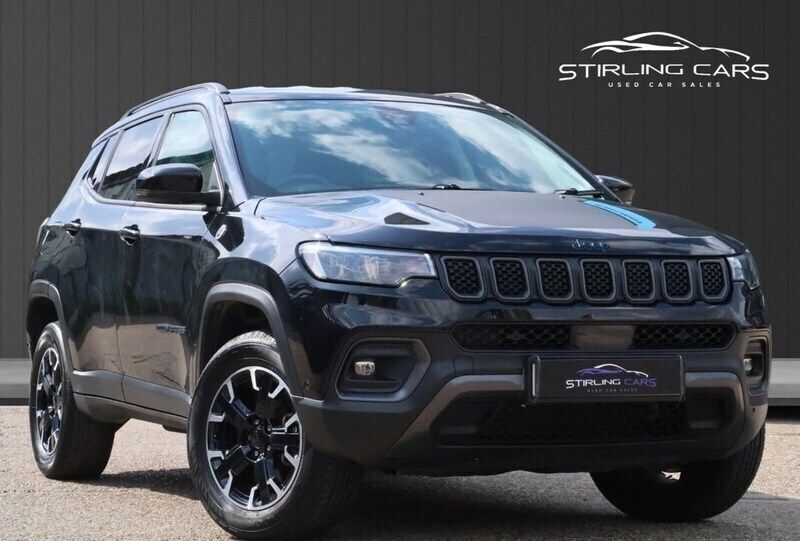 Black Used 2022 Jeep Compass Trailhawk SUV | £15,989 (Good price) - Image 1/4