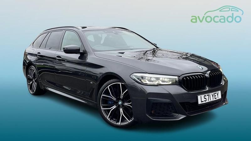 Grey Used 2022 BMW 530 M Sport Estate | £32,495 (Fair price) - Image 1/4