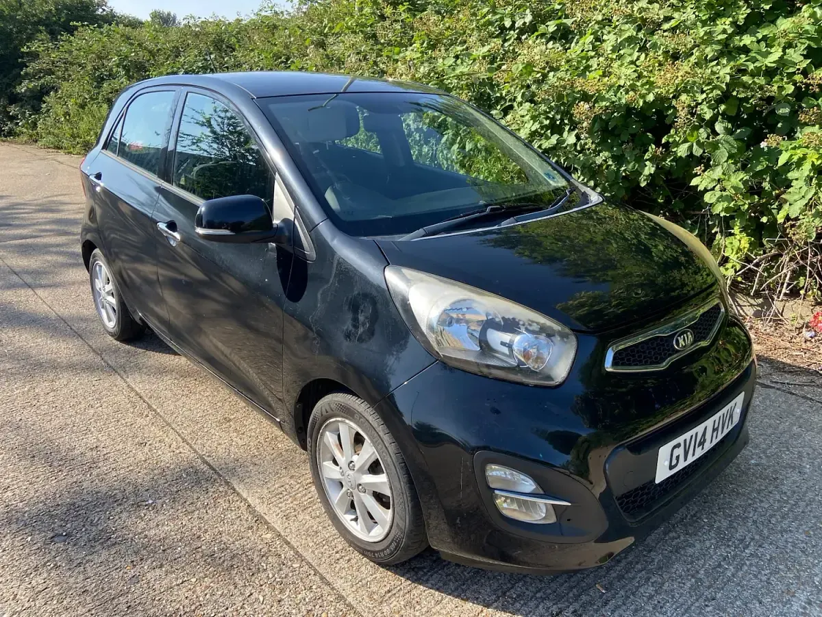 Used Kia Picanto 84 HP (61 kW) 2014 Black Hatchback