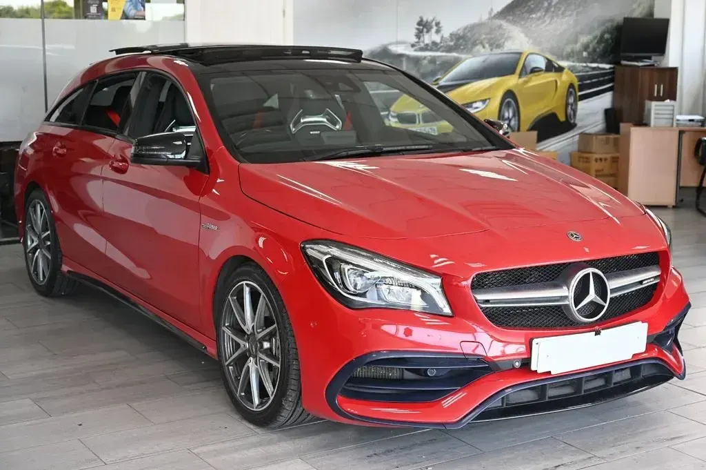 Used Mercedes CLA45 AMG 381 HP (280 kW) 2018 Red Coupe