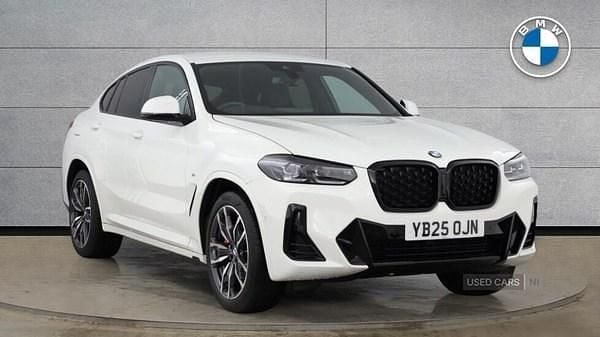 White Used 2025 BMW X4 M Sport SUV | £44,995 (Fair price) - Image 1/4