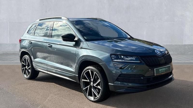 Grey Used 2022 Skoda Karoq SportLine SUV | £20,600 (Fair price) - Image 1/4