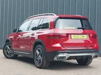 Used Mercedes GLB200 AMG Line Premium 163 HP (119 kW) 2021 Red SUV