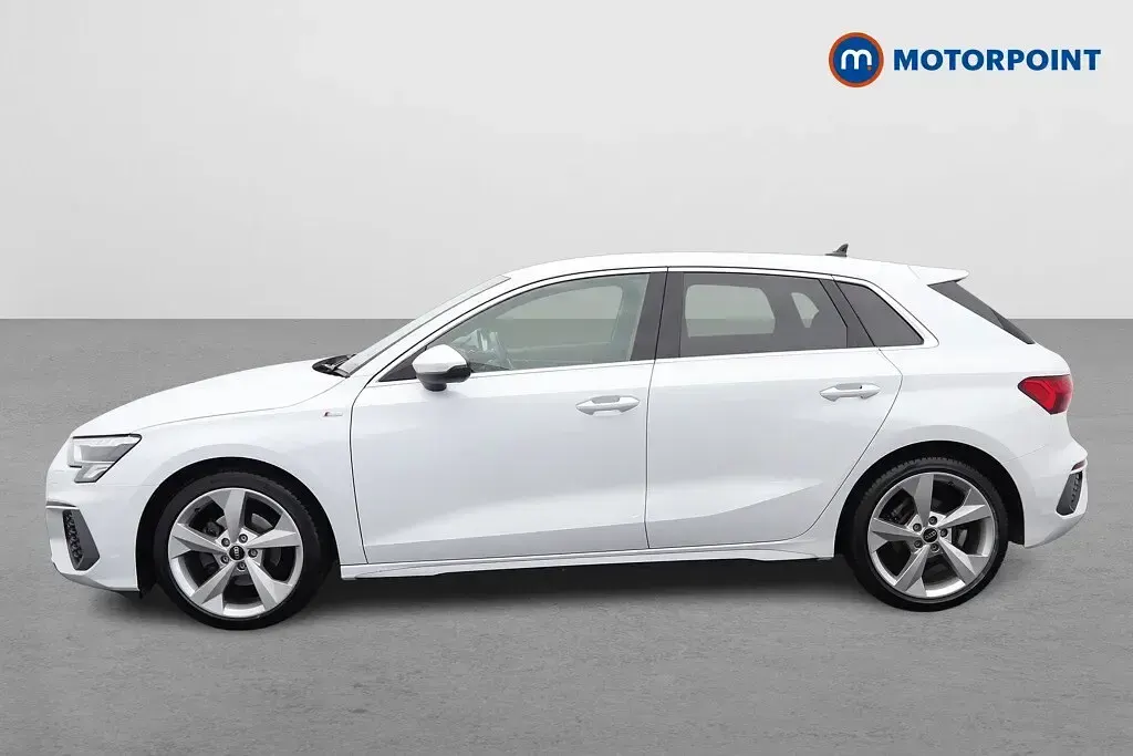 Used Audi A3 S-Line 2023 White Sedan