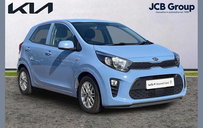 Used Kia Picanto 65 HP (47 kW) 2021 Blue Hatchback