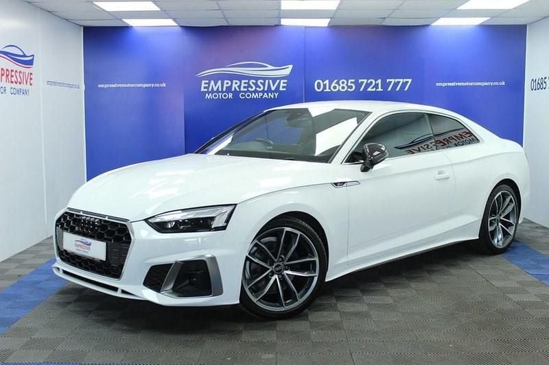 Used Audi A5 S-Line 190 HP (139 kW) 2021 White Coupe