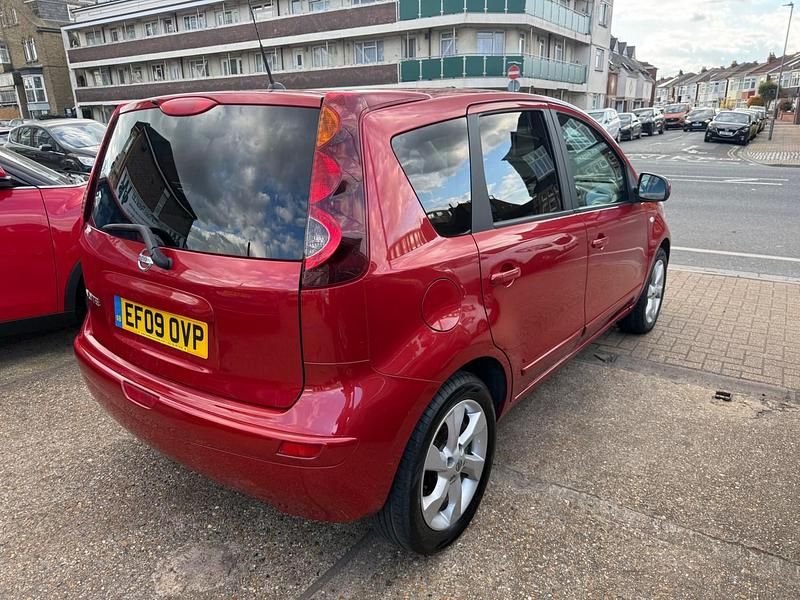 Used Nissan Note N-TEC 110 HP (80 kW) 2009 Red Hatchback