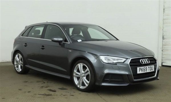 Grey Used 2019 Audi A3 Sportback S-Line Hatchback | £14,985 (Fair price) - Image 1/2