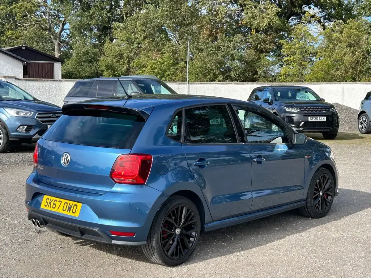 Used VW Polo GTI 192 HP (141 kW) 2017 Blue Hatchback