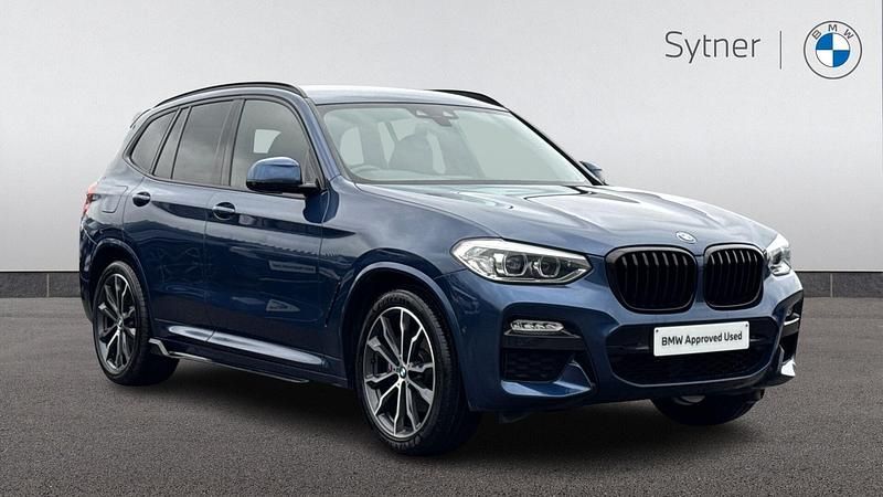 Used BMW X3 M Sport 261 HP (191 kW) 2019 Blue SUV
