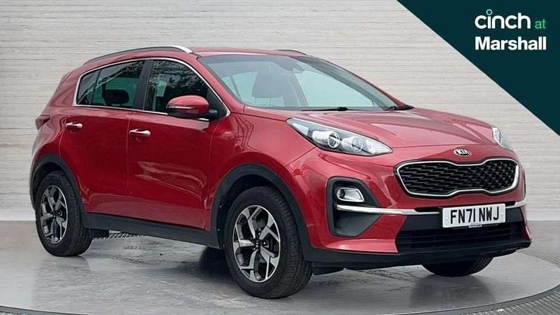 Red Used 2021 Kia Sportage 2 SUV | £15,317 (Fair price) - Image 1/4