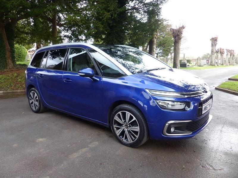 Used Citroën Grand C4 Picasso Flair 120 HP (88 kW) 2018 Blue MPV
