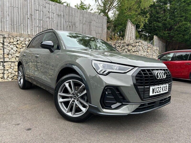 Grey Used 2022 Audi Q3 Black Edition SUV | £30,381 (Fair price) - Image 1/4