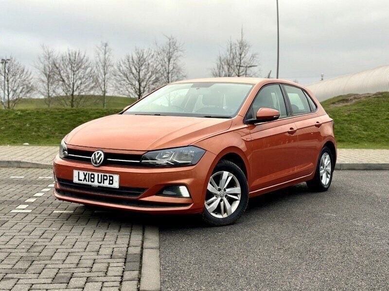 Used VW Polo SE 2018 Orange Hatchback