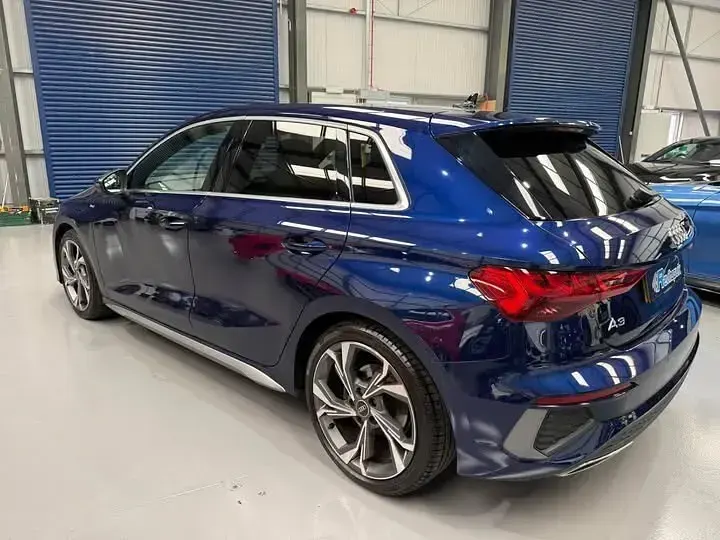Used Audi A3 S-Line 150 HP (110 kW) 2021 Blue Sedan
