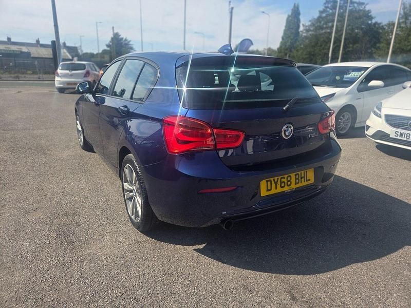 Used BMW 116 Sport Line 114 HP (83 kW) 2018 Blue Hatchback