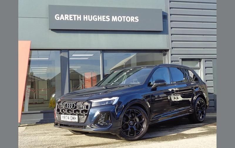 Blue Used 2024 Audi Q7 Black Edition SUV | £59,995 - Image 1/4
