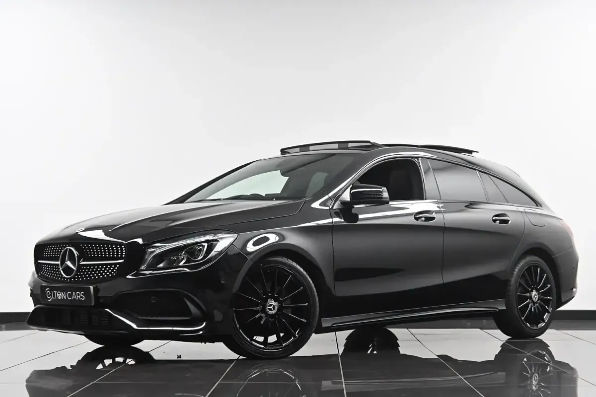 Used Mercedes CLA220 Shooting Brake AMG line 2019 Black Estate