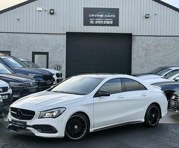 Used Mercedes CLA220 AMG line 2017 White Sedan