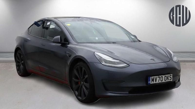 Used Tesla Model 3 Performance 461 kW (627 HP) 2020 Grey Sedan