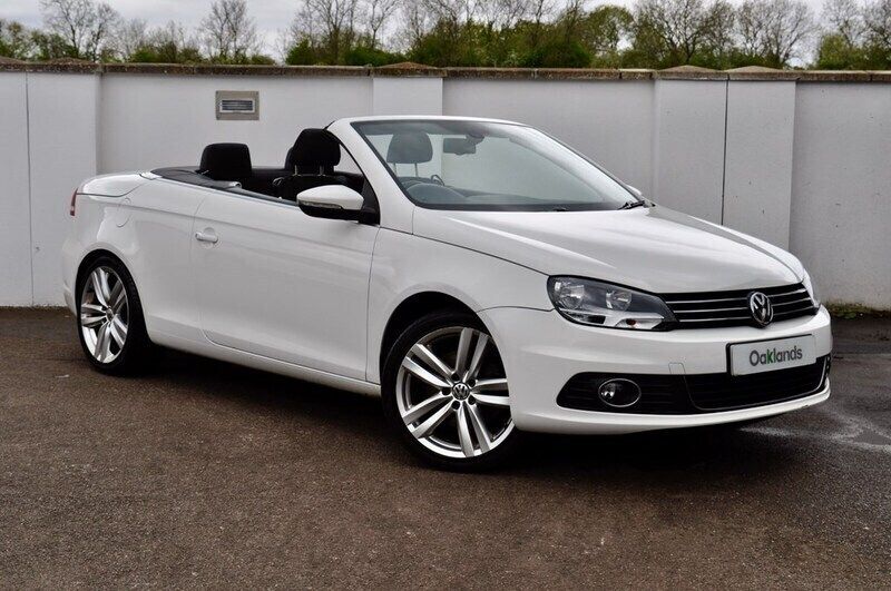 White Used 2011 VW Eos Sportline Cabriolet | £5,495 (A bit pricey) - Image 1/4