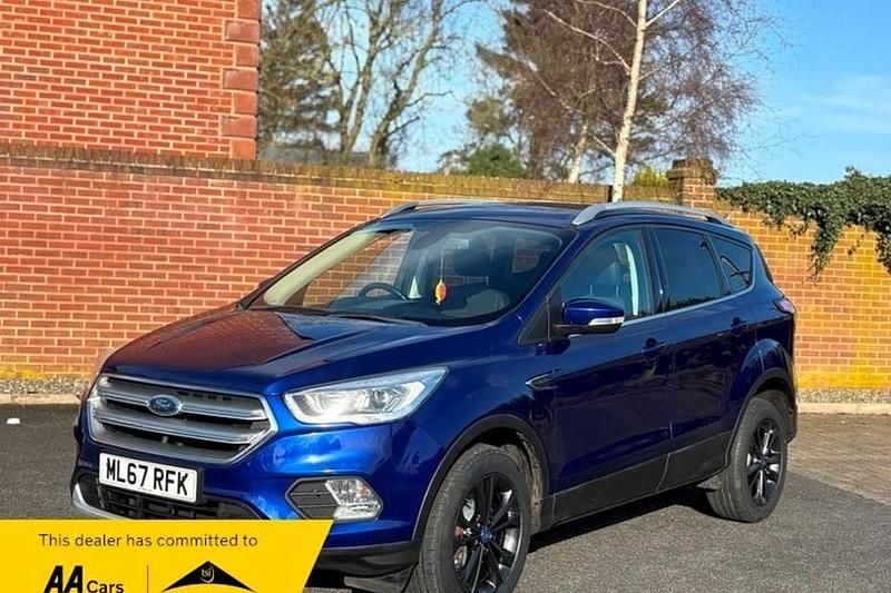 Used Ford Kuga Titanium 120 HP (88 kW) 2017 Deep impact blue SUV