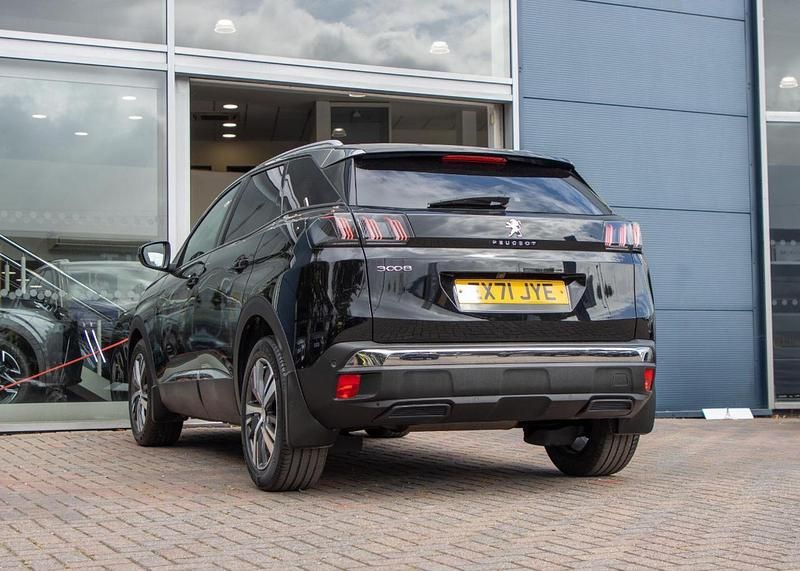 Black Used 2021 Peugeot 3008 Allure Premium SUV | £14,992 (Fair price) - Image 1/4