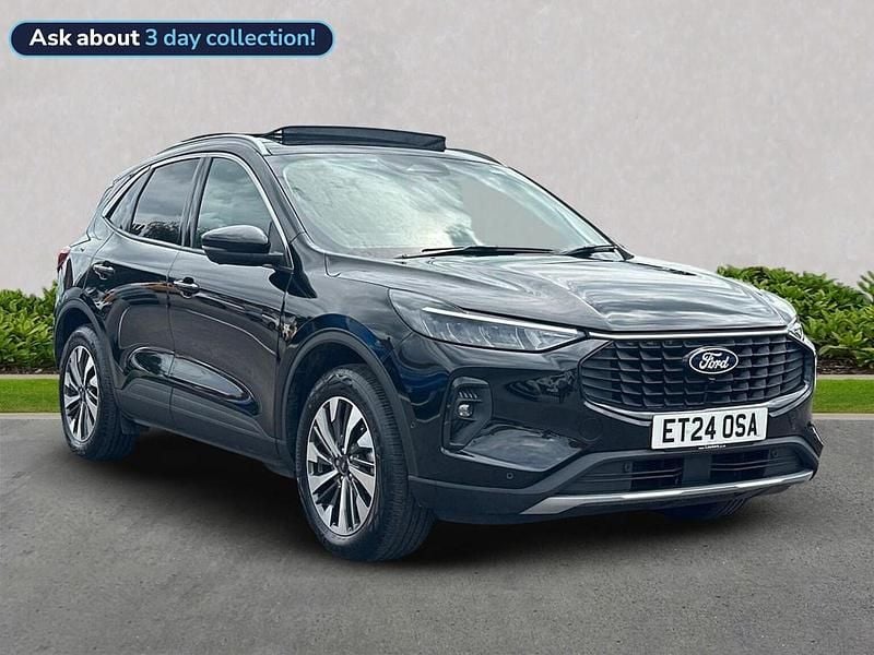 Black Used 2024 Ford Kuga Titanium SUV | £24,999 (Fair price) - Image 1/4