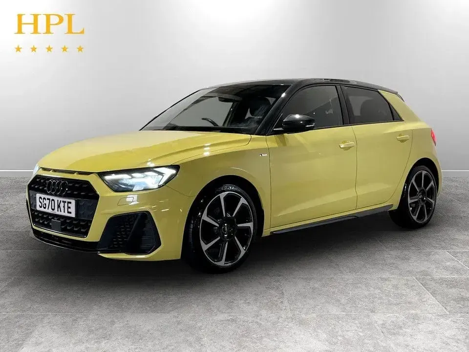 Usado Audi A1 Sportback S-Line 150 HP (110 kW) 2020 Amarelo Citadino