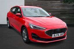 Red Used 2024 Ford Focus Titanium Hatchback | £18,749 (Fair price) - Image 1/4