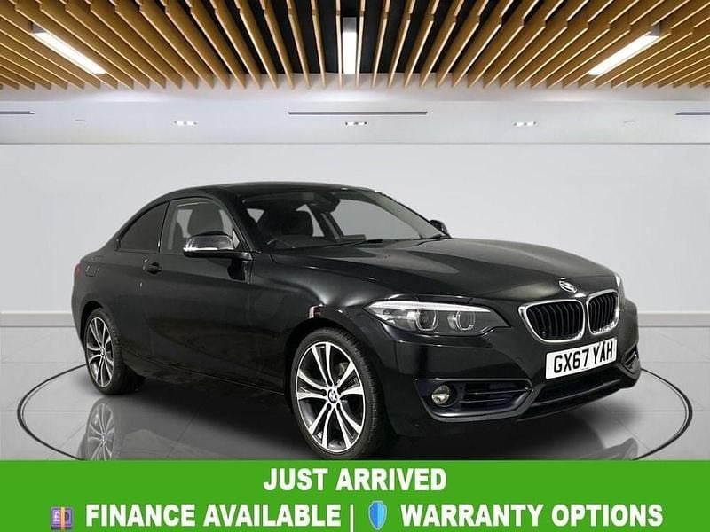 Used BMW 218 Sport Line 136 HP (100 kW) 2017 Black Coupe